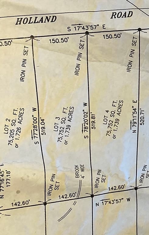 Lot 3 New Holland Rd, Brimfield MA 01010