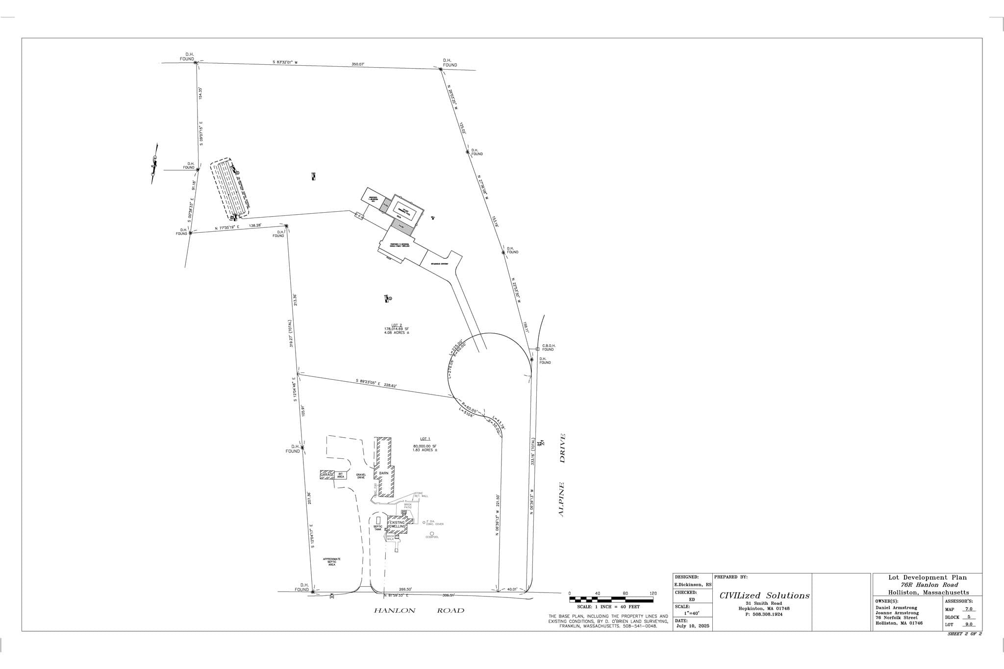 Residential at Lot 2 Hanlon Road, Holliston MA 01746, Holliston, photo 4 of 4