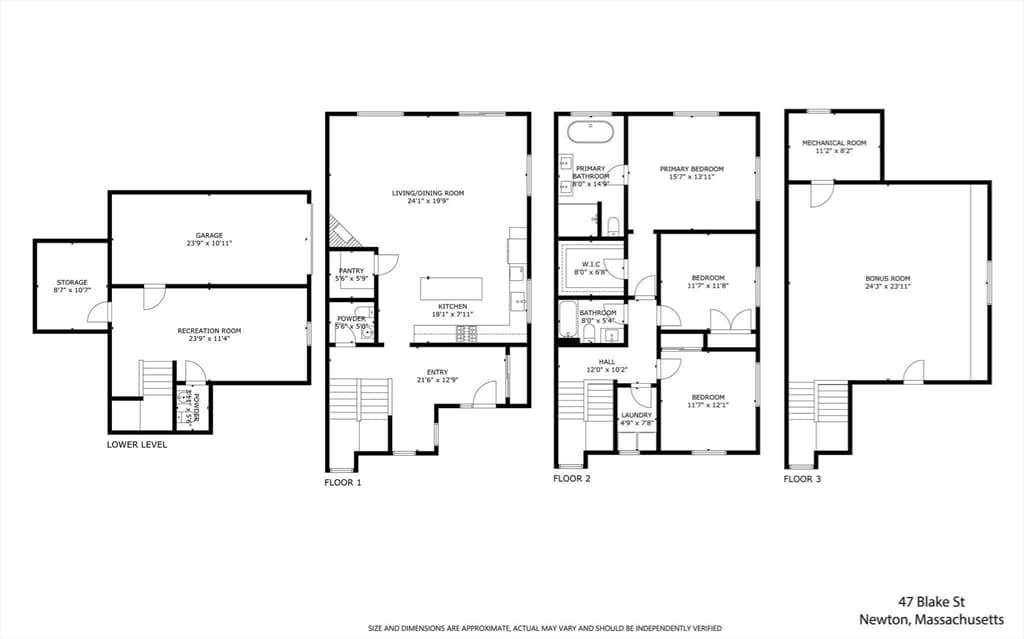 Condominium at 47 Blake # 47, Newton MA 02460, Newton, photo 8 of 9