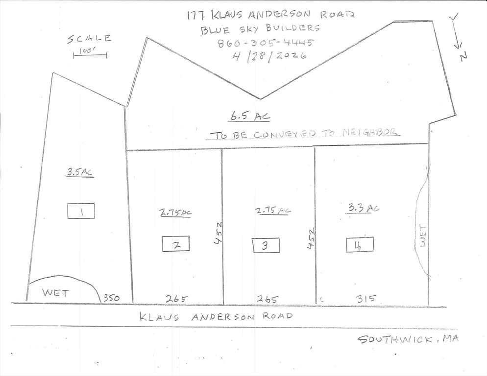 Single Family Residence at 177 Klaus Anderson Road, Southwick MA 01077, Southwick, photo 4 of 4