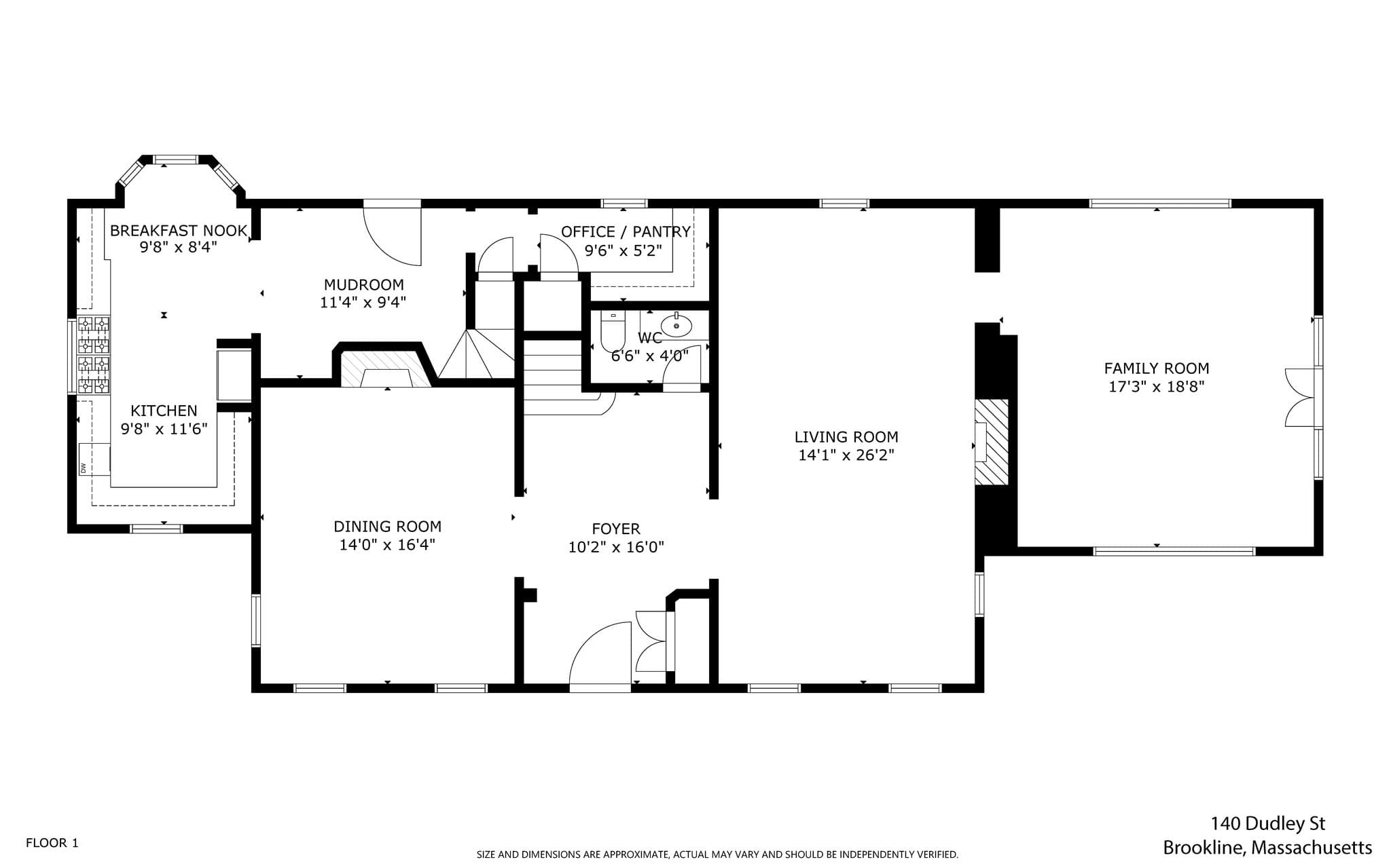 Single Family Residence at 140 Dudley St, Brookline MA 02445, Brookline, photo 23 of 26