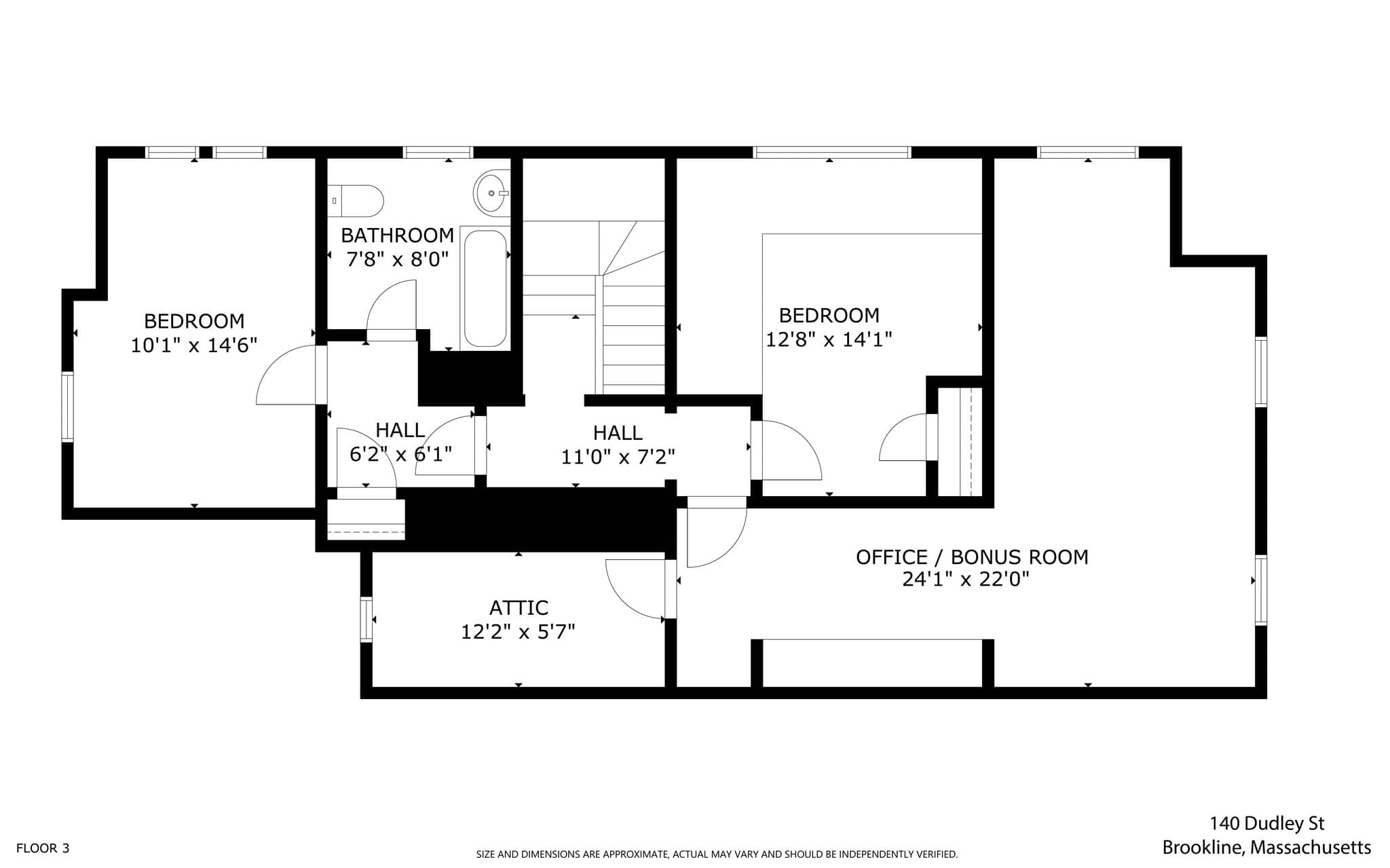 Single Family Residence at 140 Dudley St, Brookline MA 02445, Brookline, photo 25 of 26
