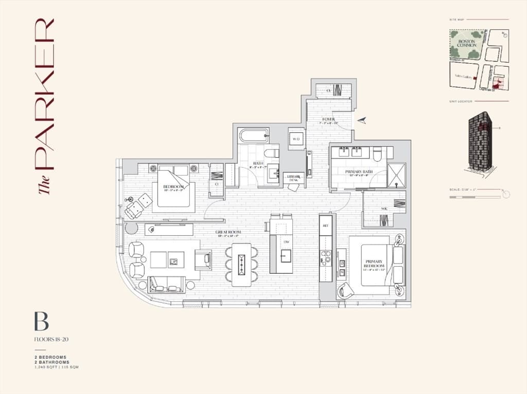 Condominium at 55 Lagrange St # 1902, Boston MA 02116, photo 20 of 31