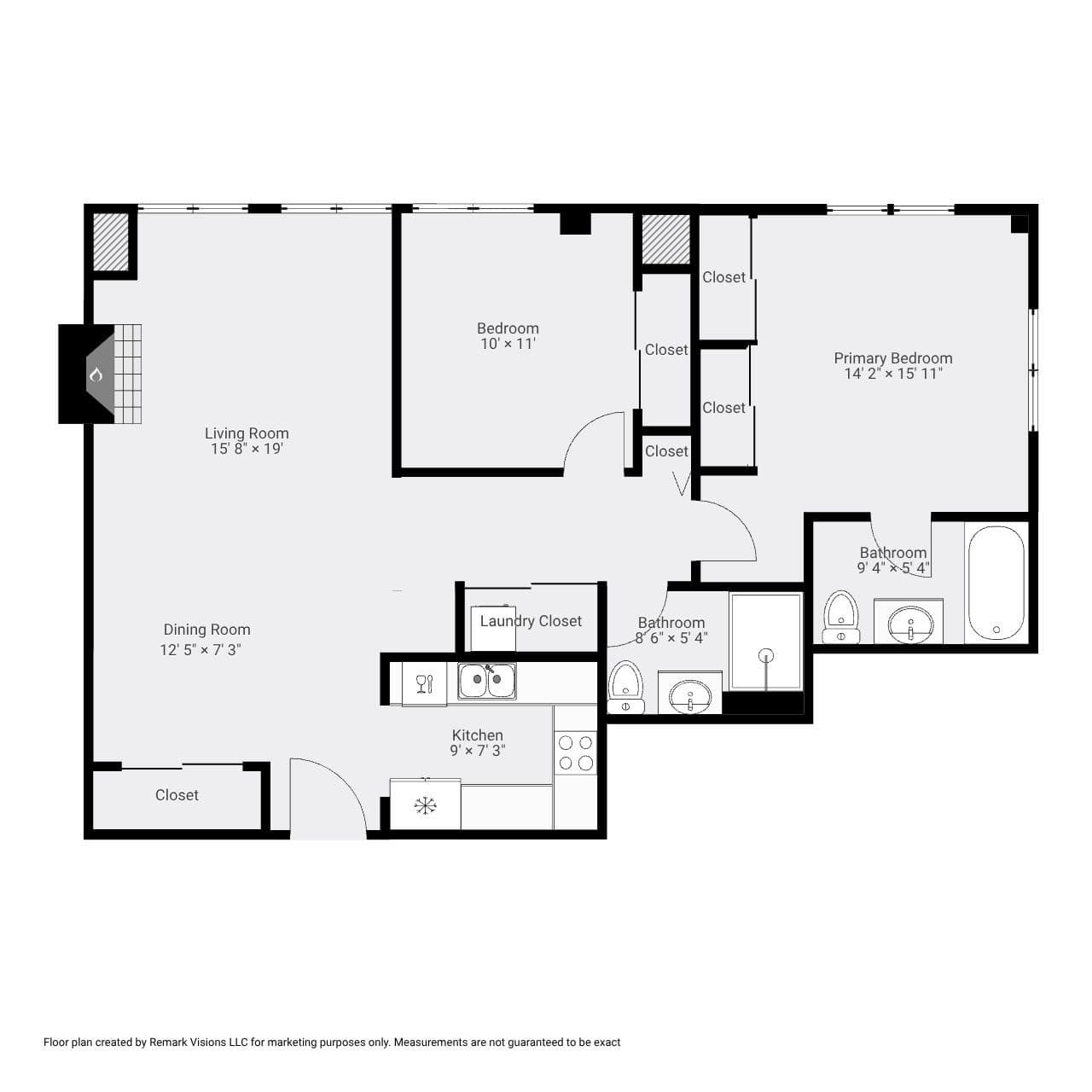 Condominium at 65 Chelsea Street # 305, Boston MA 02129, Boston, photo 30 of 30