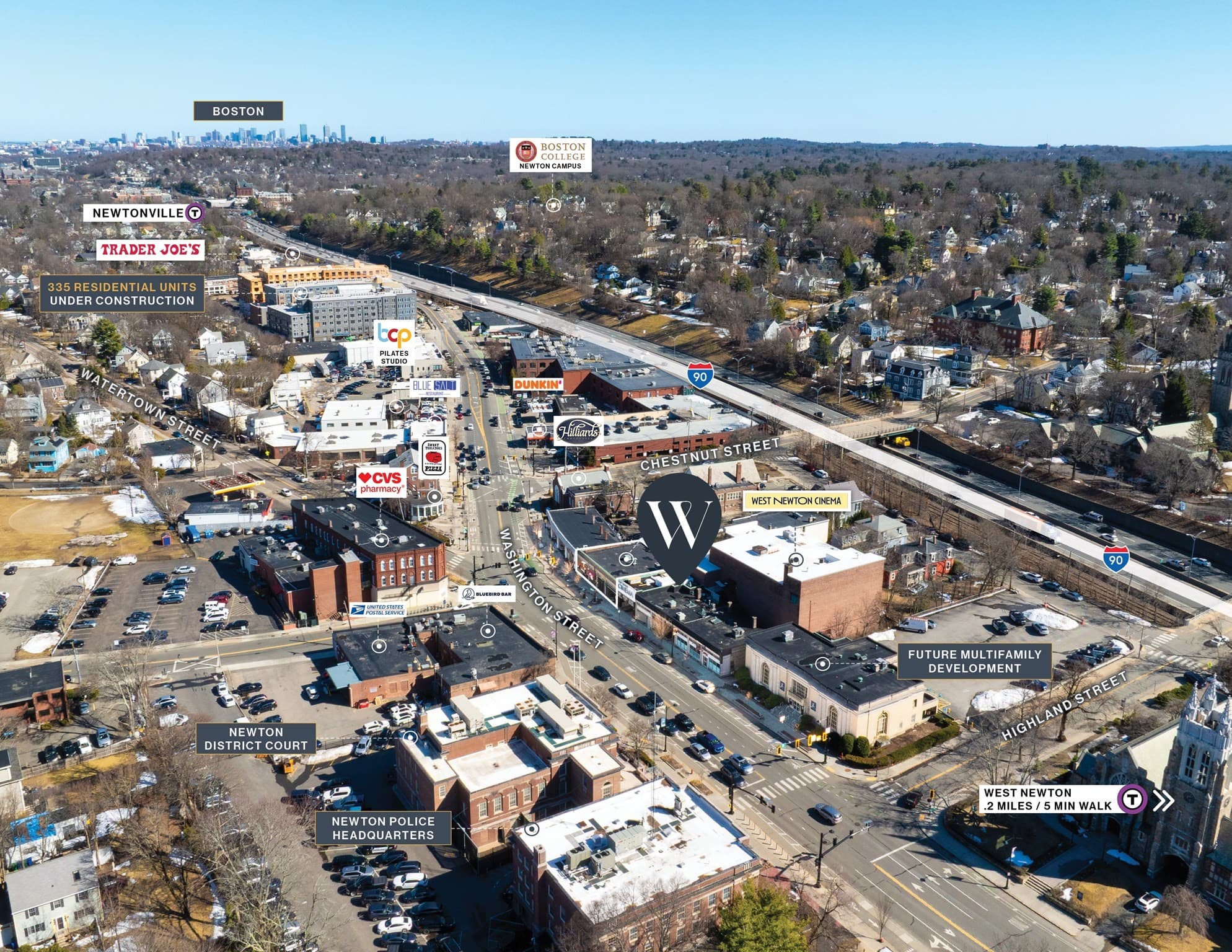 Commercial Sale at 1298-1308 Washington Street, Newton MA 02465, Newton, photo 2 of 3