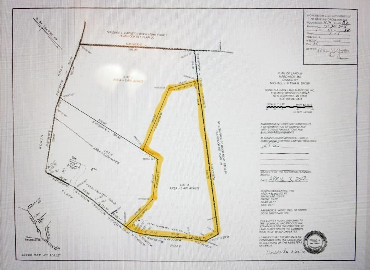 Land at 0 Clapp Rd + 0 North Rd, Hardwick MA 01037, photo 2 of 8