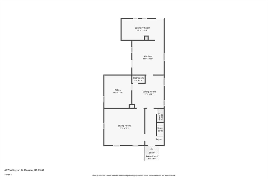 Single Family Residence at 42 Washington St, Monson MA 01057, Monson, photo 5 of 29