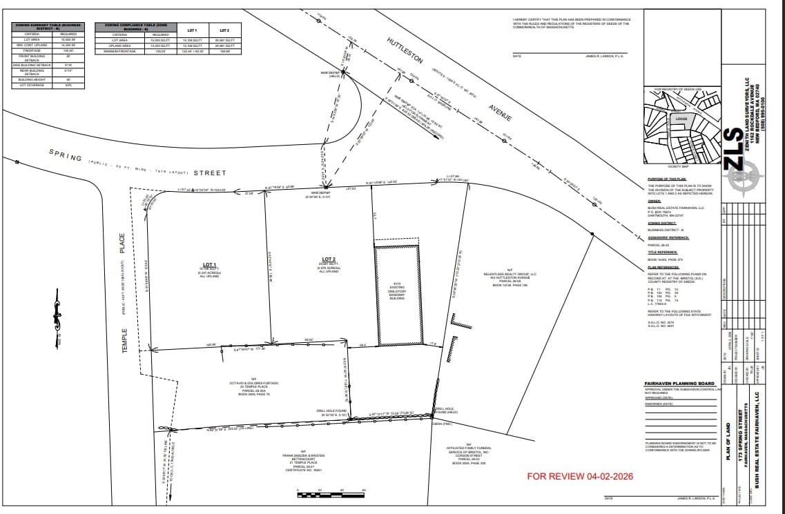 lot 1 173 Spring St, Fairhaven MA 02719