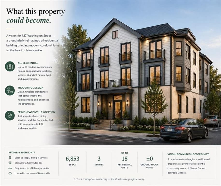727 Washington St, Newton MA 02458