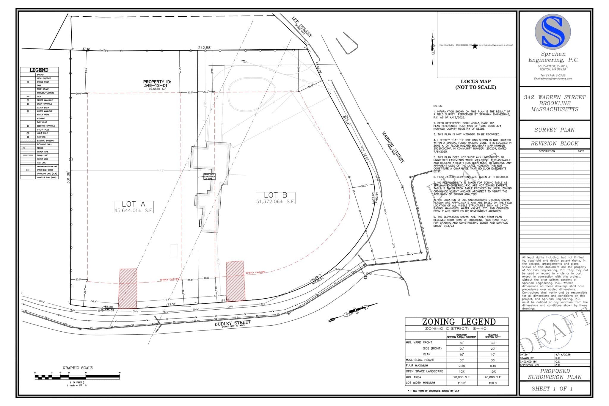 342 Warren St. Lot 1 & 2, Brookline MA 02445