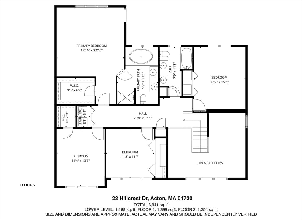 Single Family Residence at 22 Hillcrest Dr, Acton MA 01720, photo 41 of 42