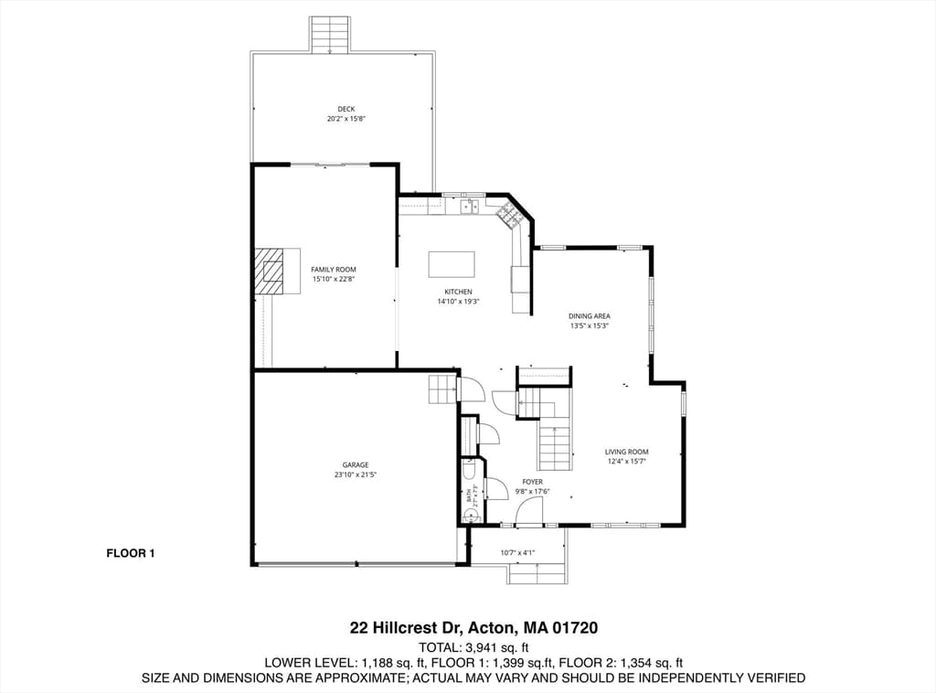 Single Family Residence at 22 Hillcrest Dr, Acton MA 01720, photo 40 of 42