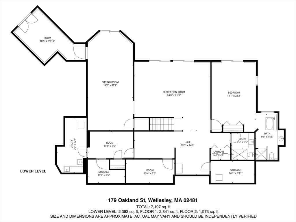 Single Family Residence at 179 Oakland St, Wellesley MA 02481, Wellesley, photo 33 of 42