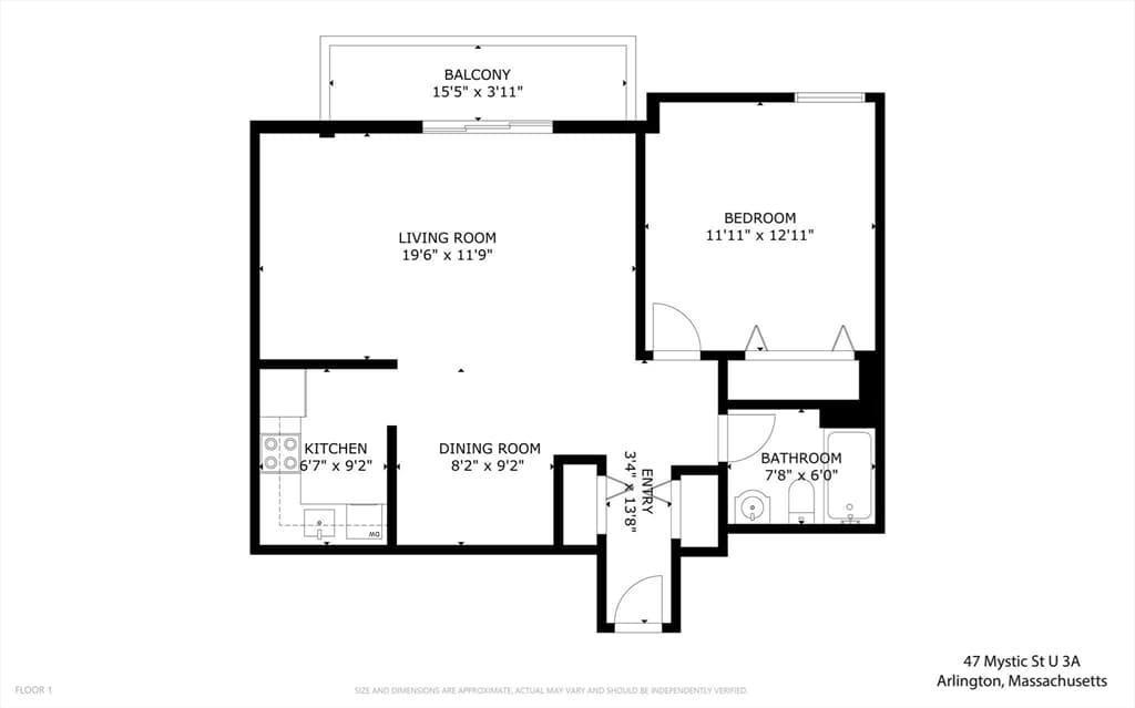 Condominium at 47 Mystic # 3A, Arlington MA 02474, Arlington, photo 18 of 18