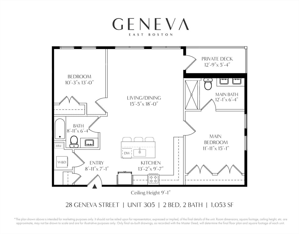 Condominium at 28 Geneva St # 305, Boston MA 02128, photo 8 of 10