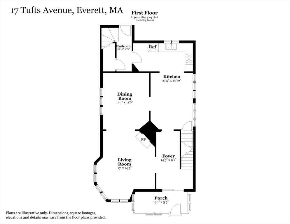 Single Family Residence at 17 Tufts Avenue, Everett MA 02149, Everett, photo 40 of 42