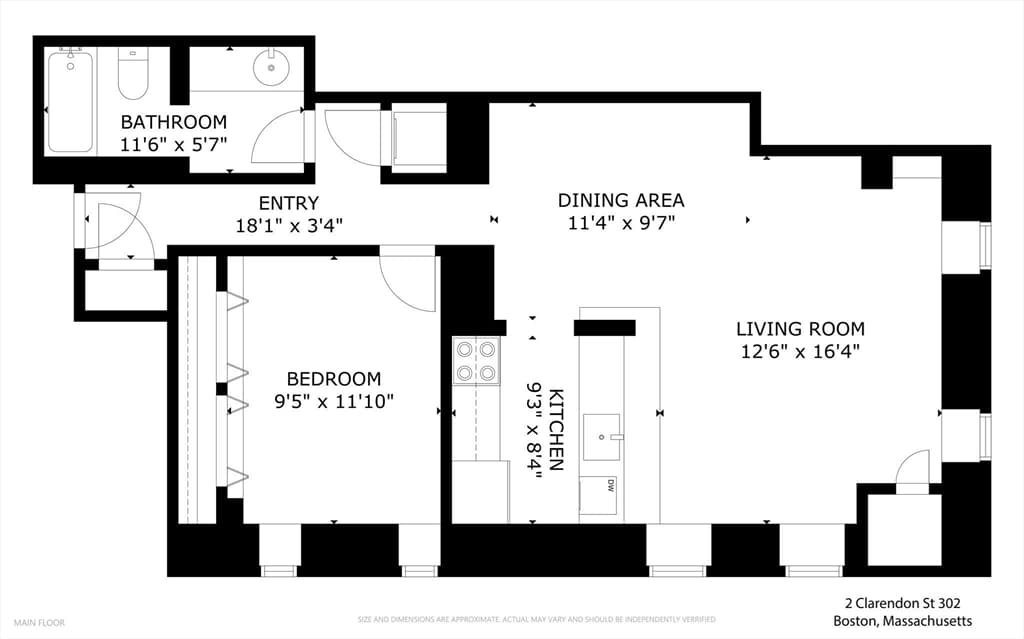 Condominium at 2 Clarendon St # 302, Boston MA 02116, photo 35 of 35