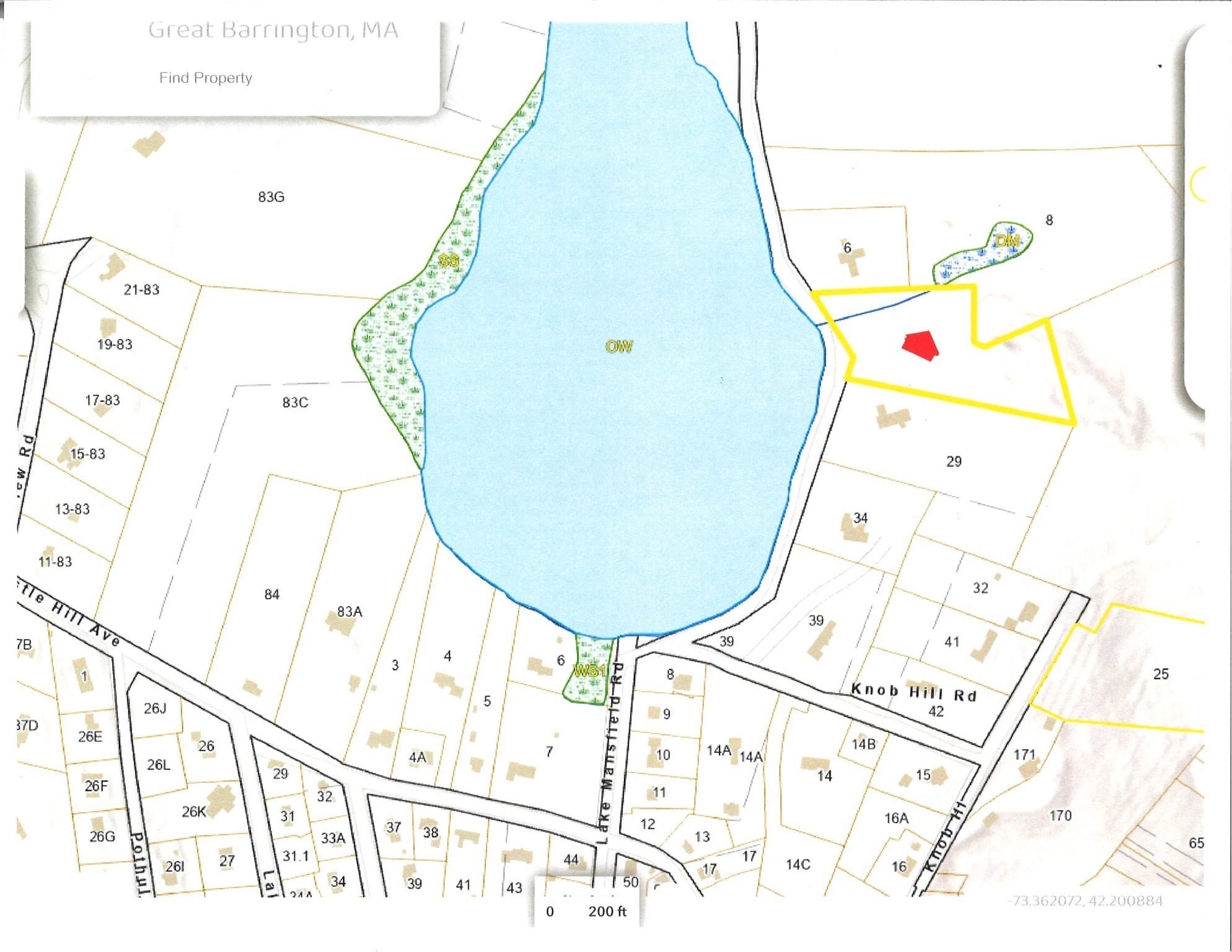 0 Lake Mansfield Rd, Great Barrington MA 01230