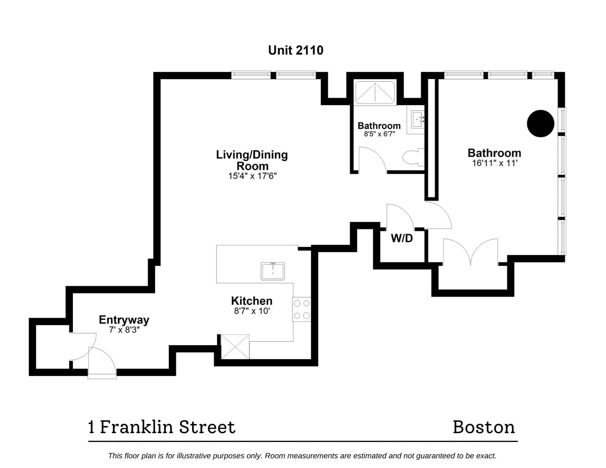 Condominium at 1 Franklin St # 2110, Boston MA 02110, photo 23 of 23