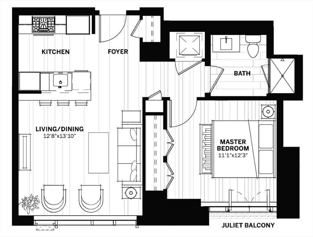 Condominium at 133 Seaport Blvd # 1207, Boston MA 02210, photo 29 of 29