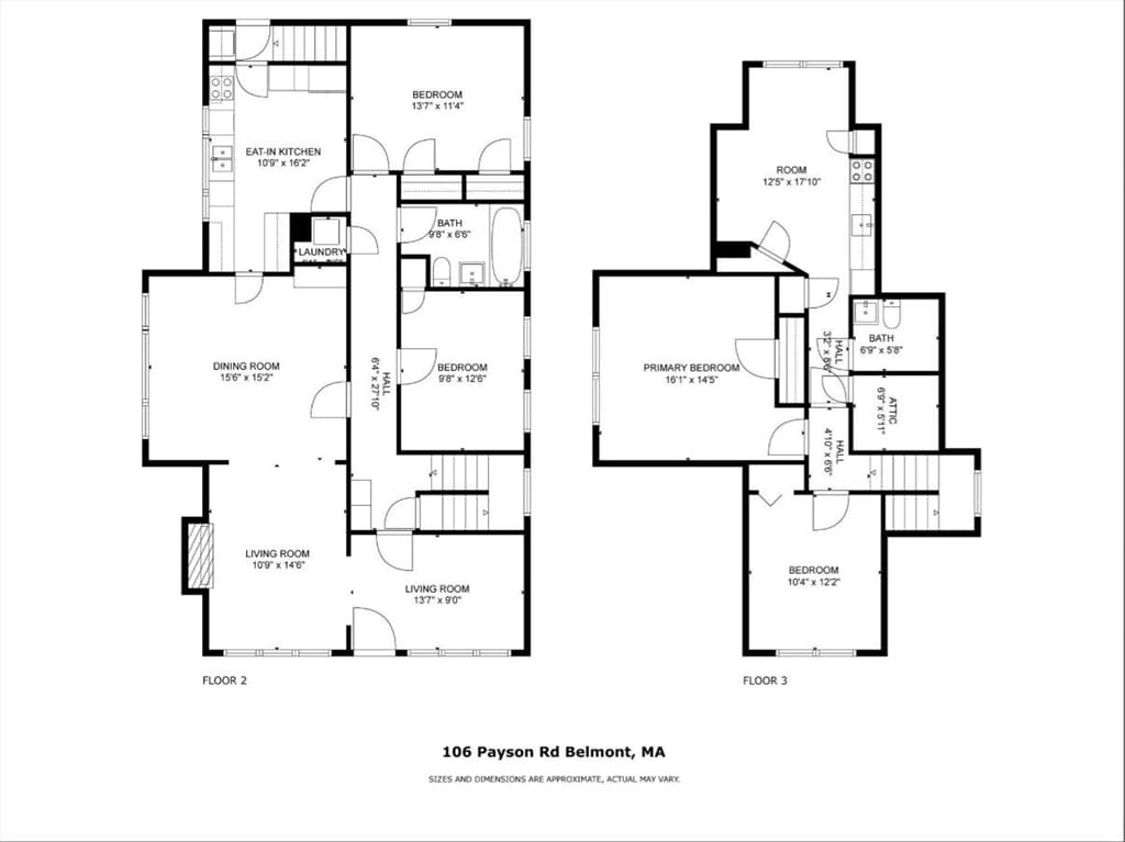 Multi Family at 104-106 Payson Rd, Belmont MA 02478, Belmont, photo 12 of 13
