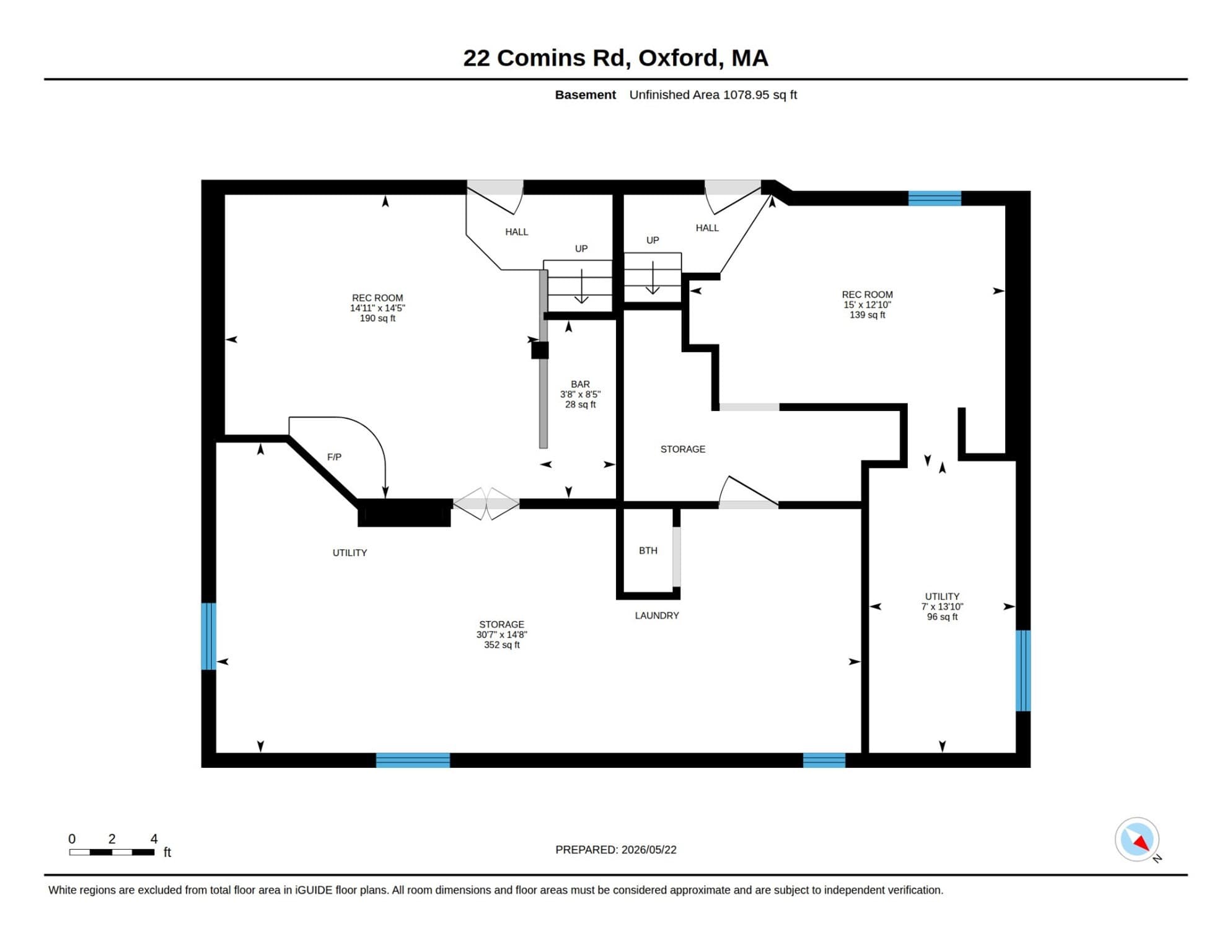 2 Family - 2 Units Side by Side at 22 Comins Rd, Oxford MA 01537, Oxford, photo 42 of 42