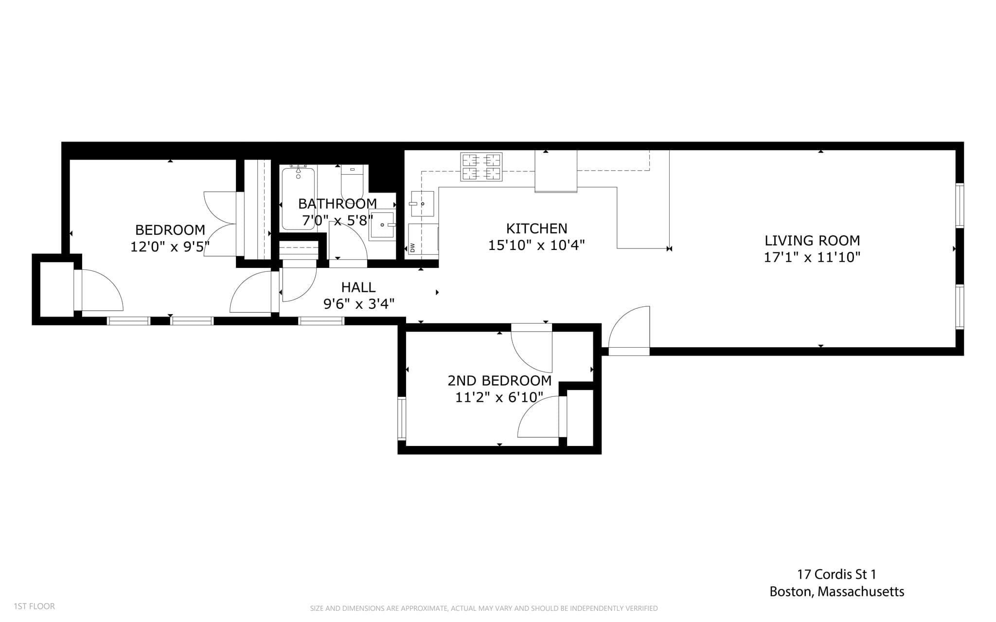 Condominium at 17 Cordis Street # A, Boston MA 02129, photo 16 of 16