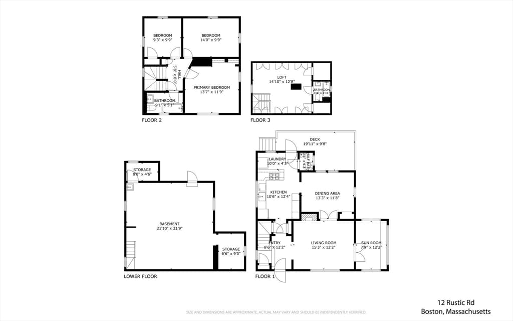 Single Family Residence at 12 Rustic Road, Boston MA 02132, Boston, photo 34 of 34
