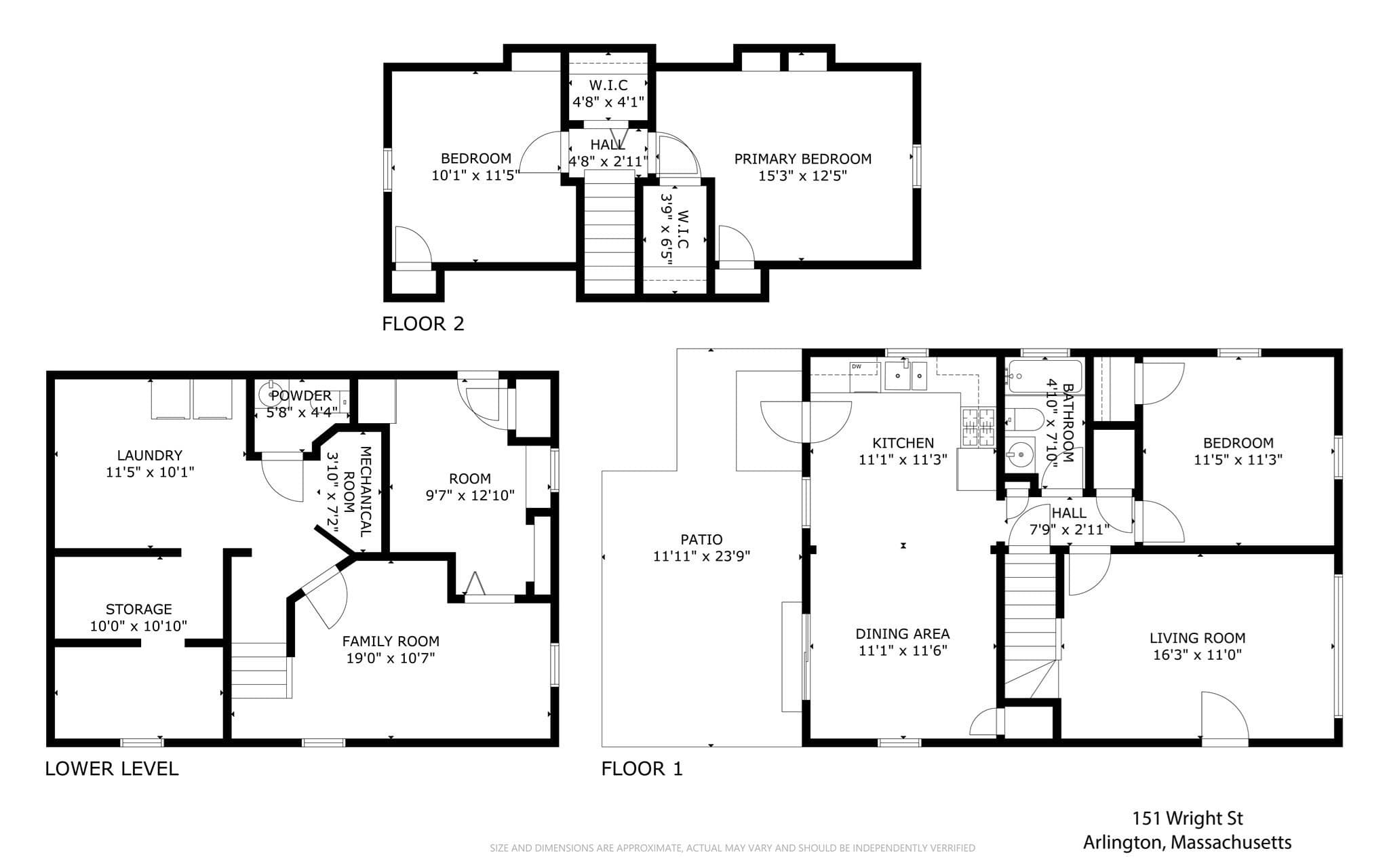 Single Family Residence at 151 Wright Street, Arlington MA 02474, Arlington, photo 30 of 30