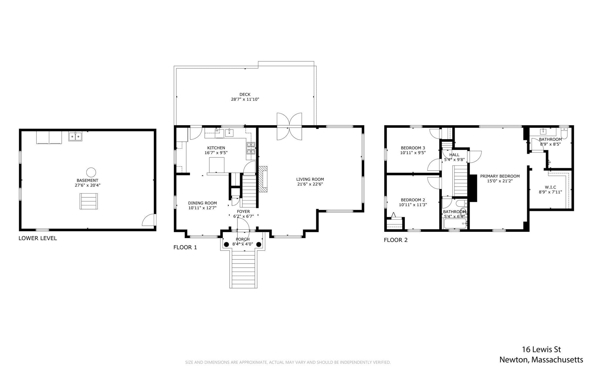 Single Family Residence at 16 Lewis Street, Newton MA 02458, Newton, photo 34 of 34