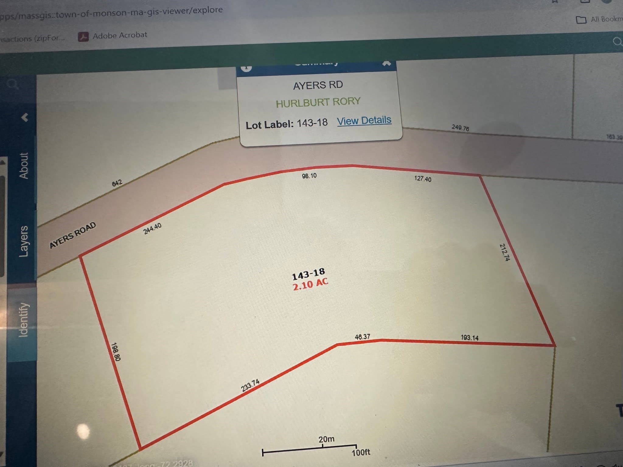 Parcel 2 Ayres, Monson MA 01057