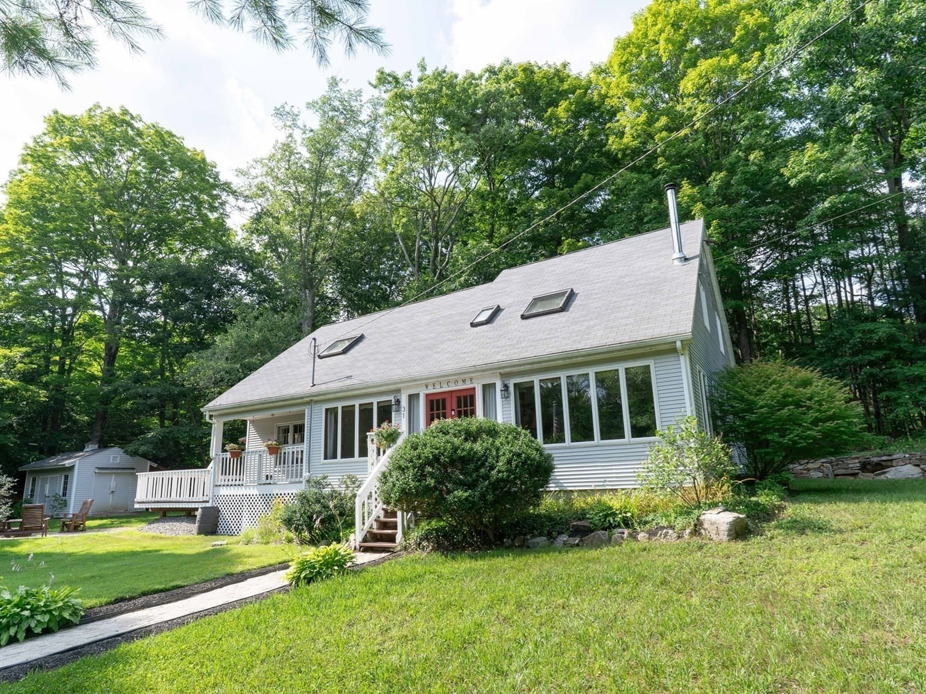 Single Family Residence at 31 Little Alum Rd, Brimfield MA 01010, Brimfield, photo 2 of 42