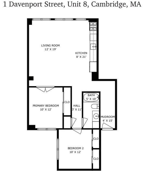 Condominium at 1 Davenport Street # 8, Cambridge MA 02140, Cambridge, photo 18 of 18