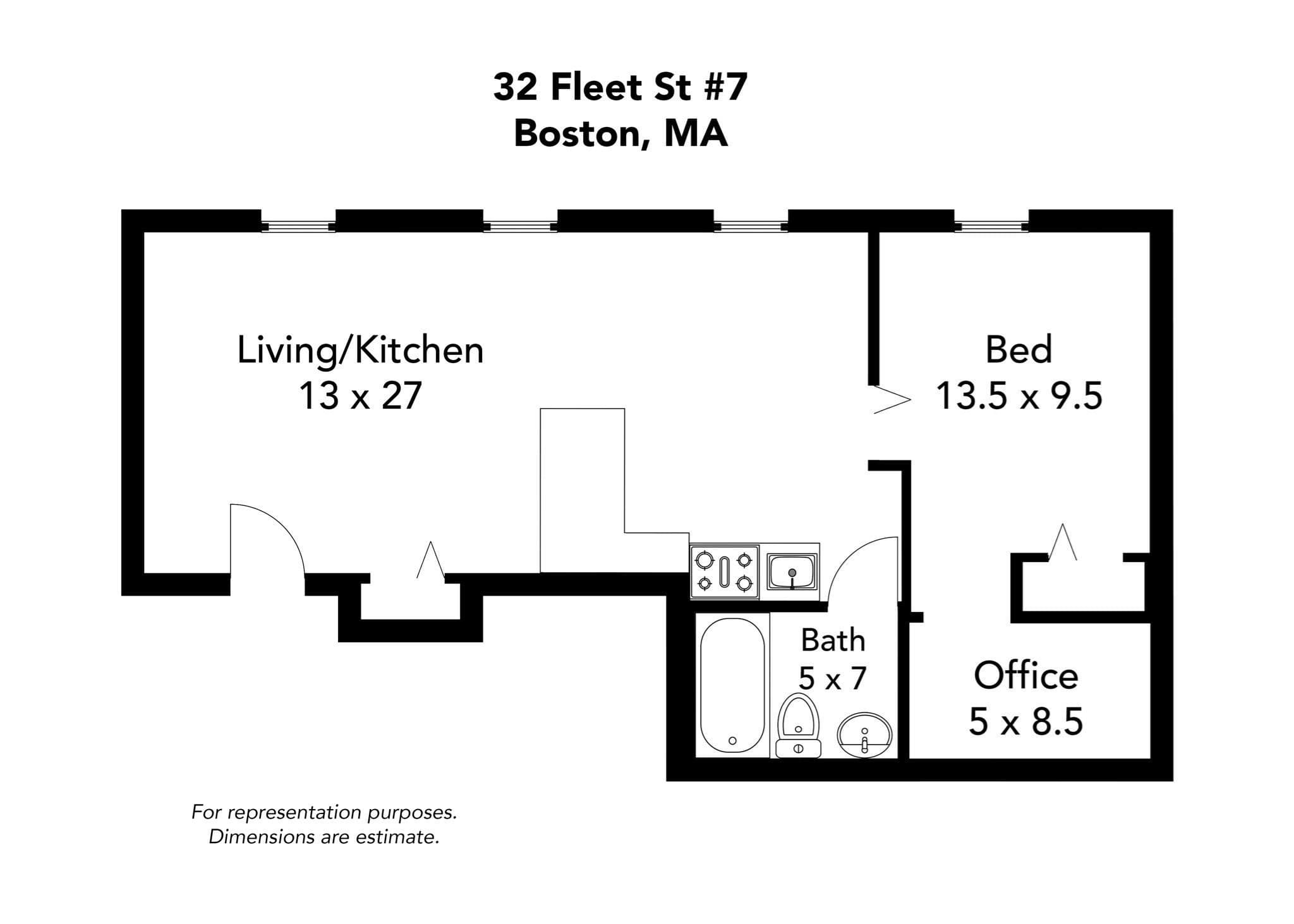 Condominium at 32 Fleet St # 7, Boston MA 02113, photo 23 of 23
