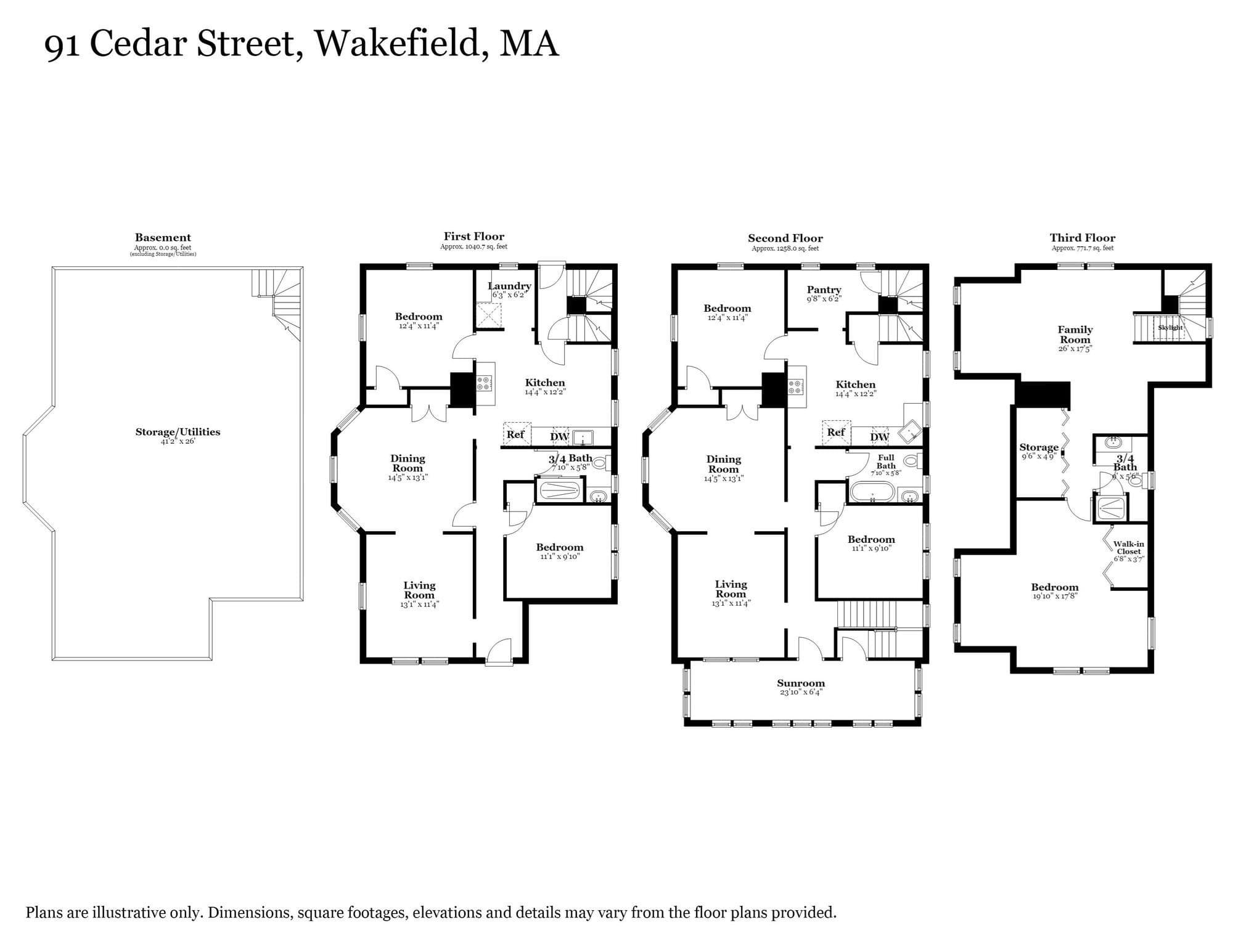 2 Family - 2 Units Up/Down at 91 Cedar Street, Wakefield MA 01880, Wakefield, photo 39 of 42