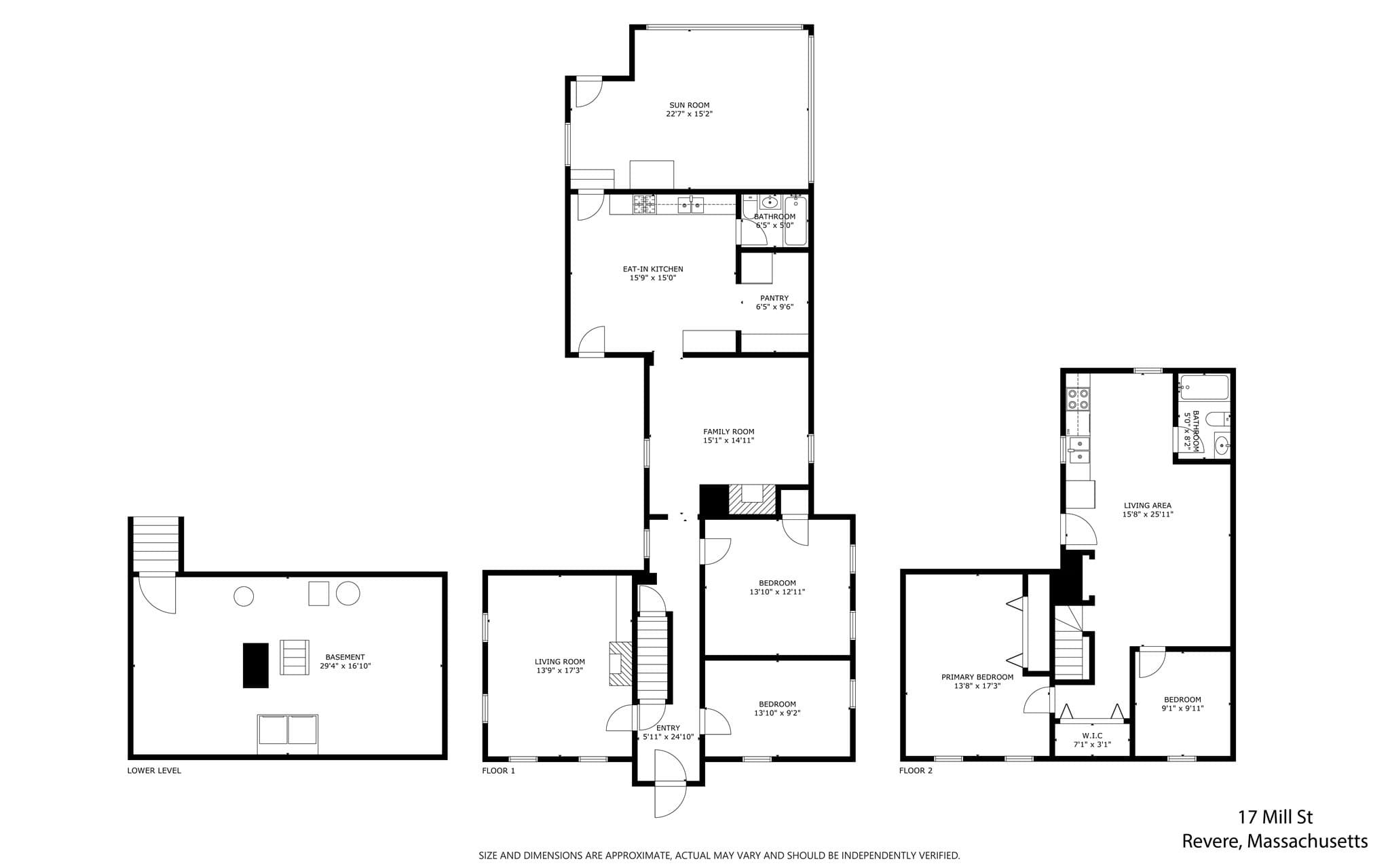 Single Family Residence at 17 Mill Street, Revere MA 02151, Revere, photo 37 of 37