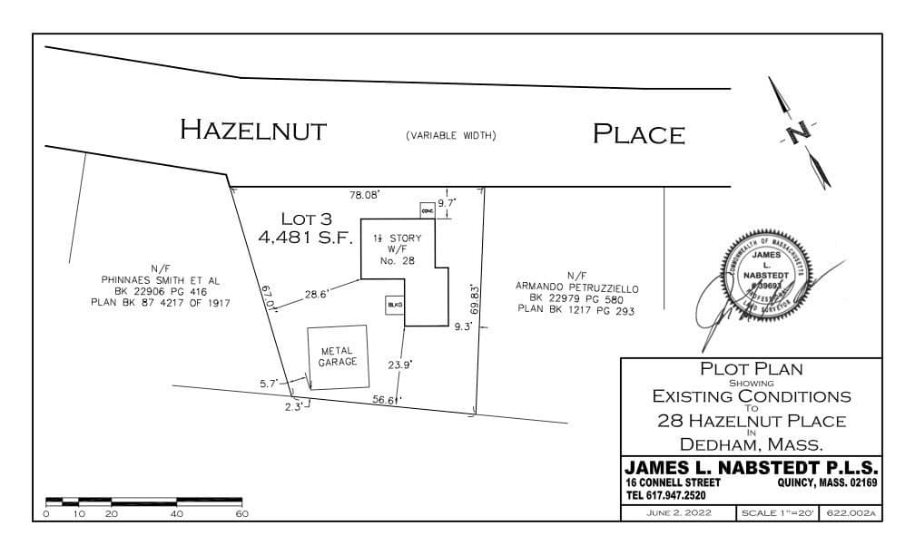 Single Family Residence at 28 Hazelnut Pl, Dedham MA 02026, Dedham, photo 24 of 24