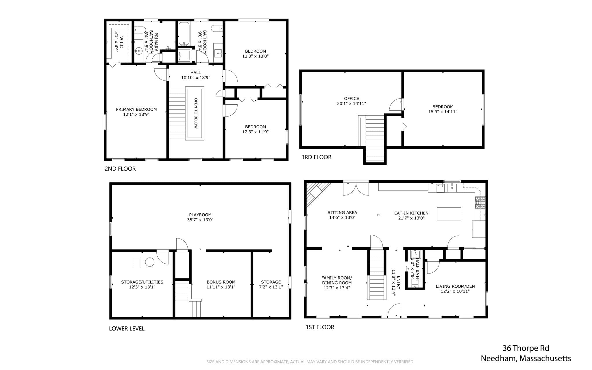 Single Family Residence at 36 Thorpe Rd, Needham MA 02494, Needham, photo 38 of 38