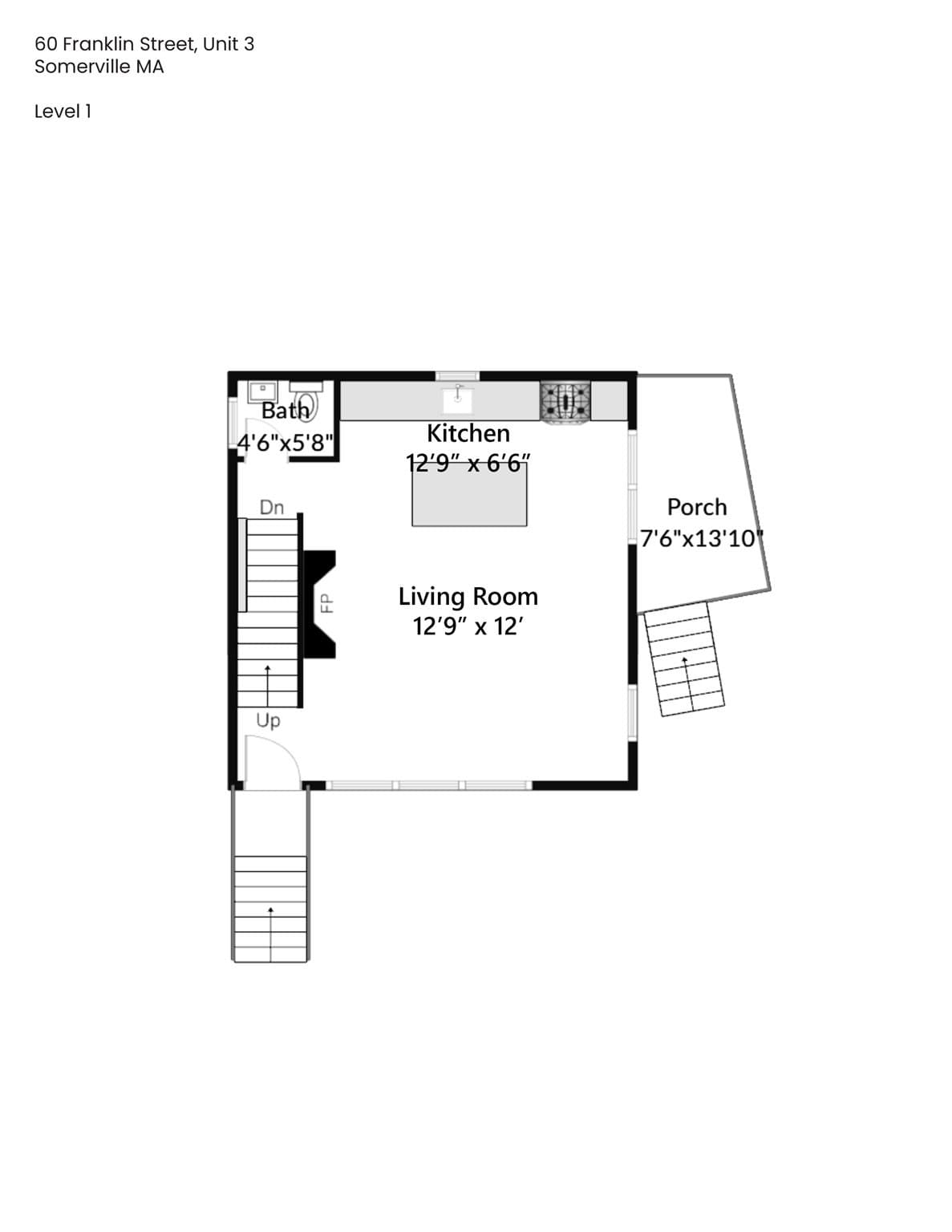 Condominium at 60 Franklin St # 3, Somerville MA 02145, Somerville, photo 30 of 32
