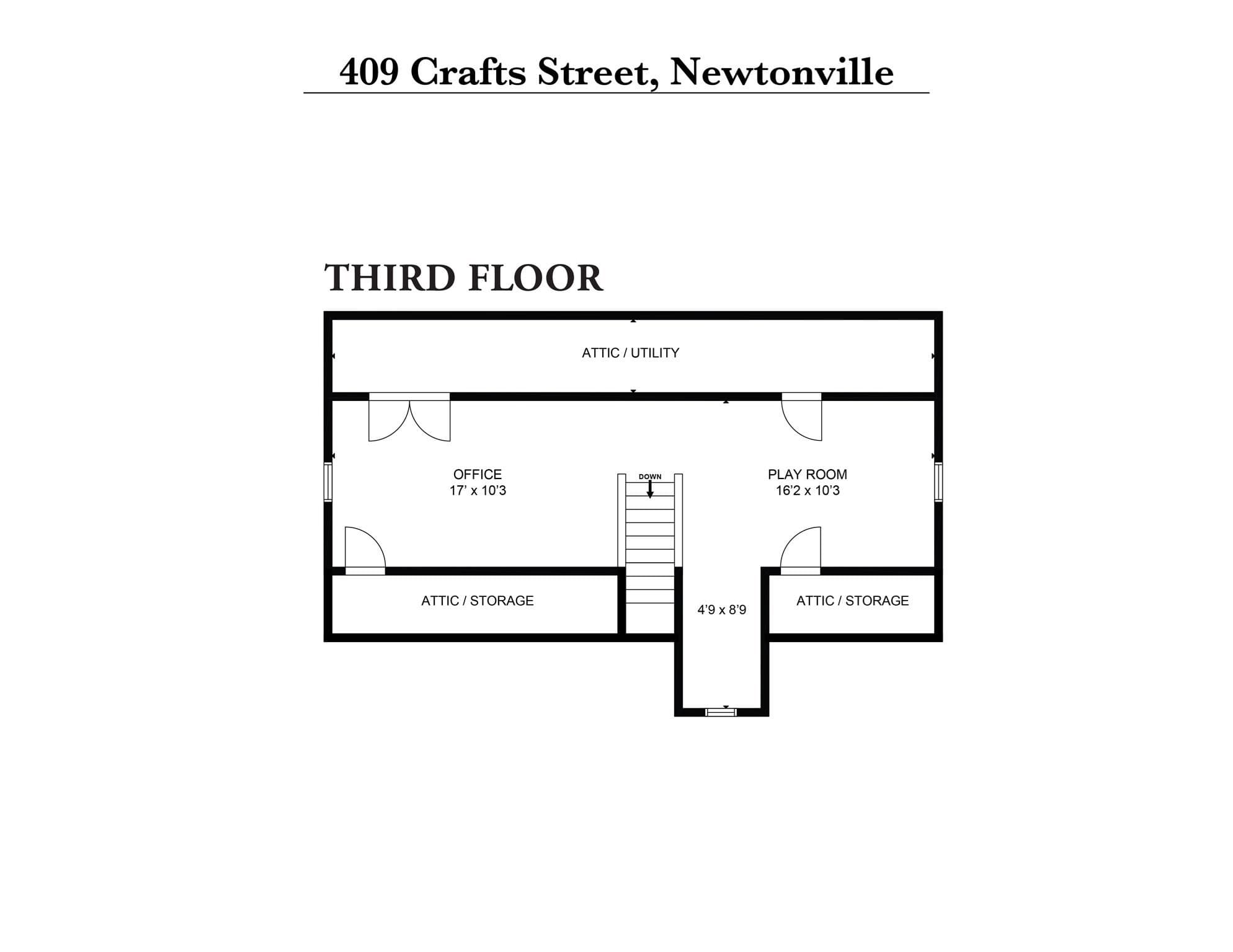 Single Family Residence at 409 Crafts Street, Newton MA 02460, Newton, photo 38 of 38