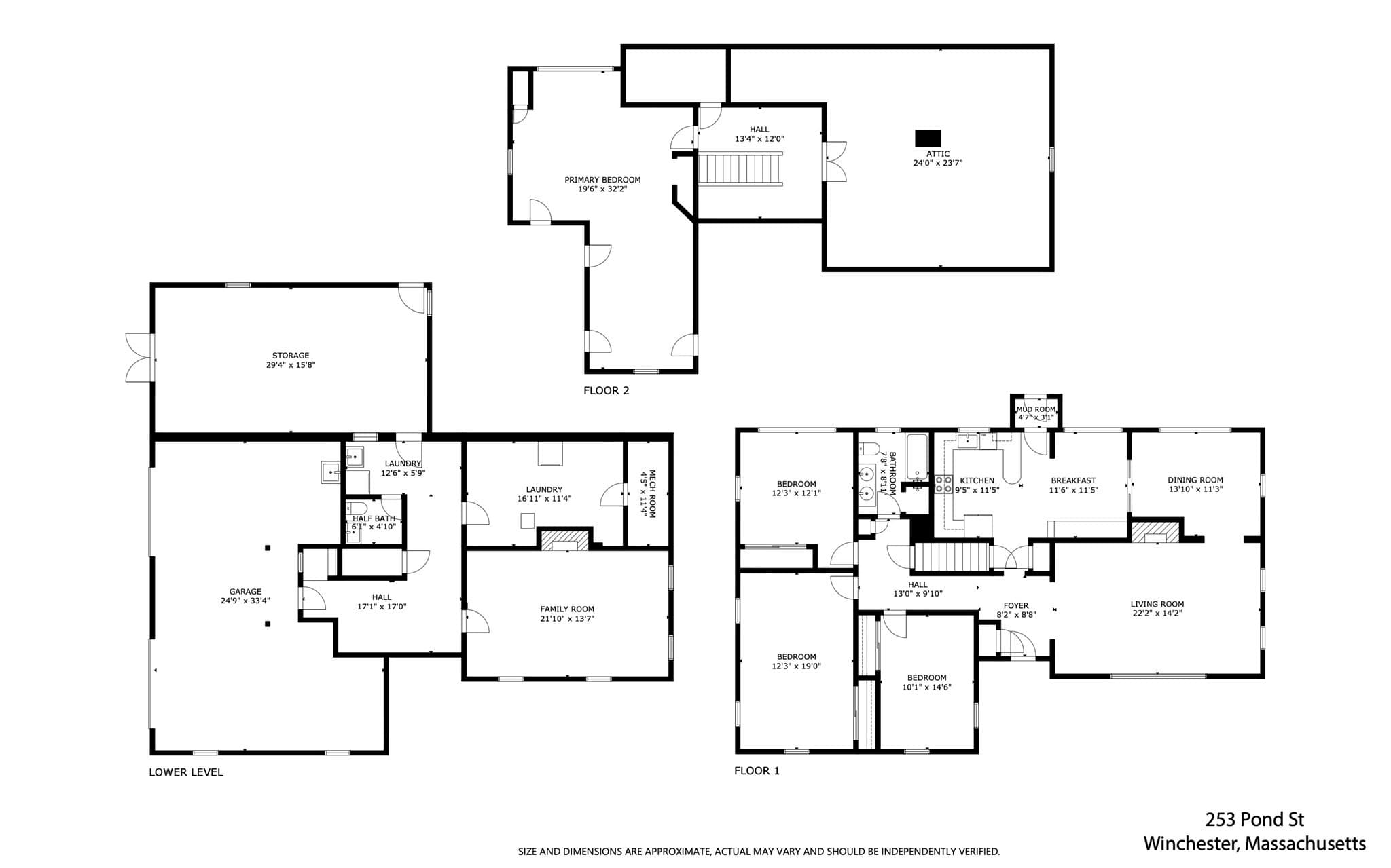 Single Family Residence at 253 Pond St, Winchester MA 01890, Winchester, photo 40 of 40
