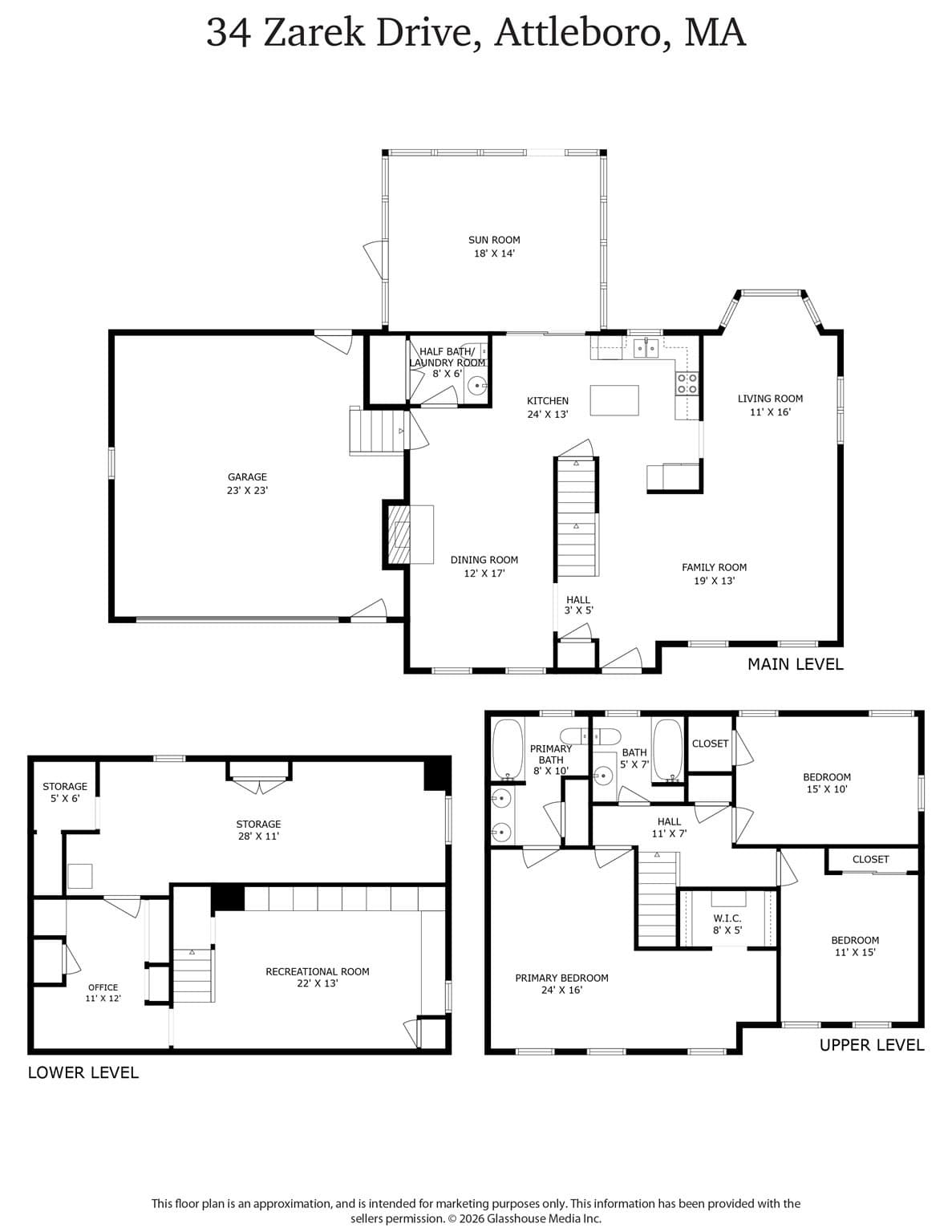 Single Family Residence at 34 Zarek Dr, Attleboro MA 02703, Attleboro, photo 42 of 42