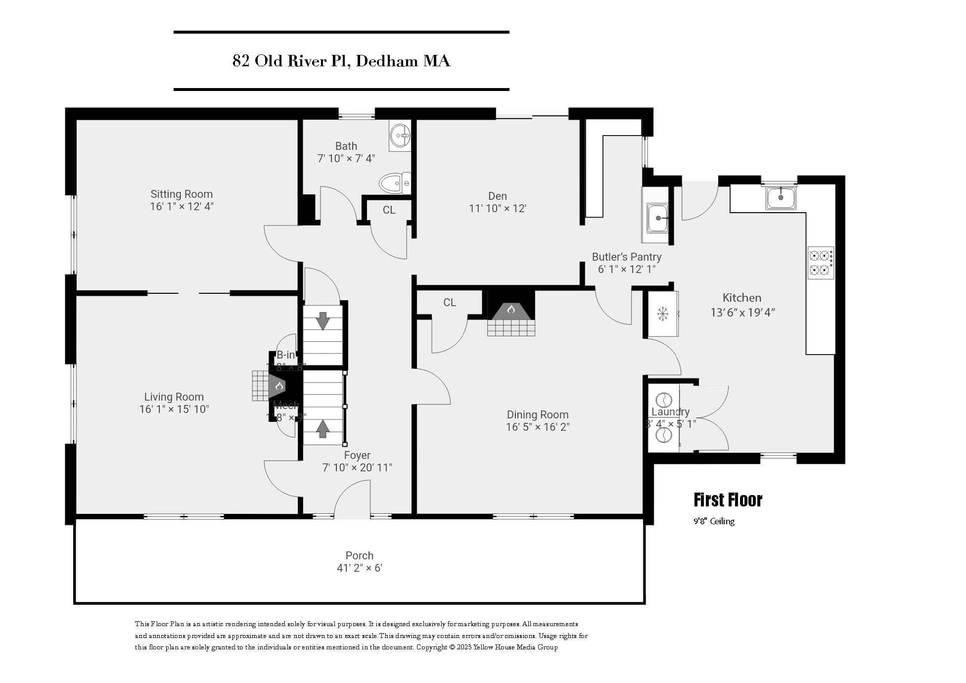 Single Family Residence at 82 Old River Place, Dedham MA 02026, Dedham, photo 40 of 41