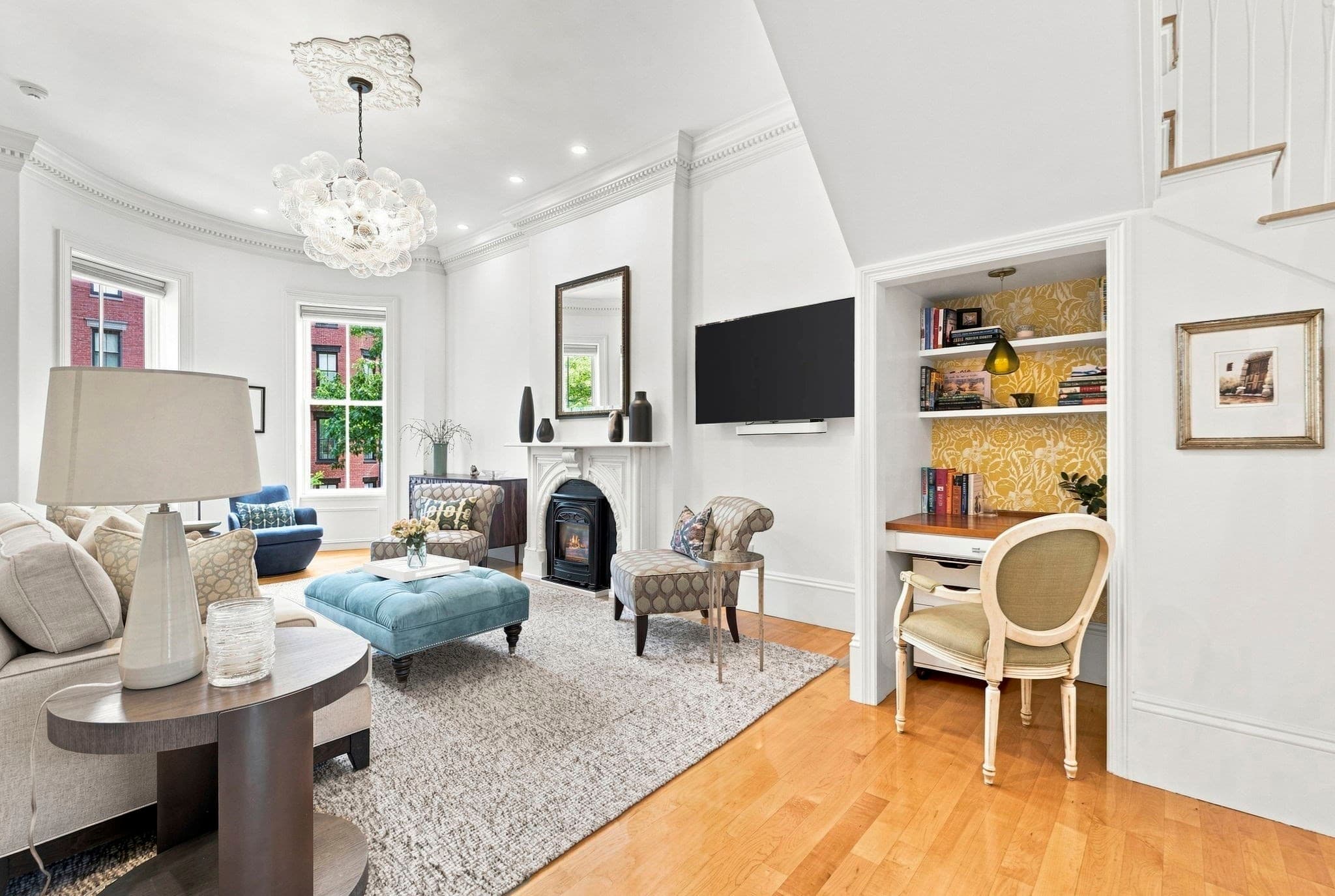 Condominium at 44 Rutland Sq # 2, Boston MA 02118, photo 3 of 12