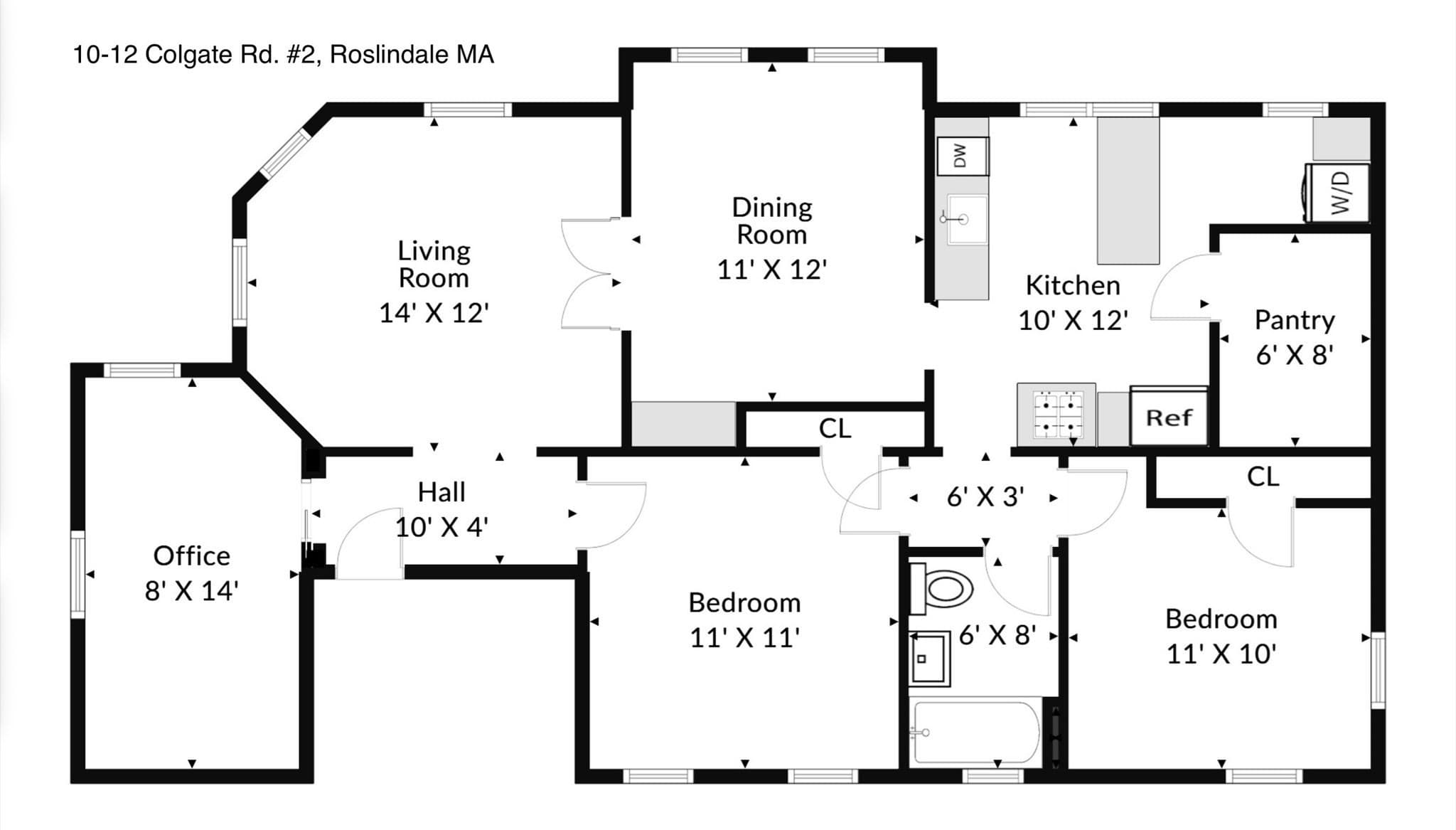 Condominium at 10-12 Colgate Rd # 2, Boston MA 02131, Boston, photo 14 of 34