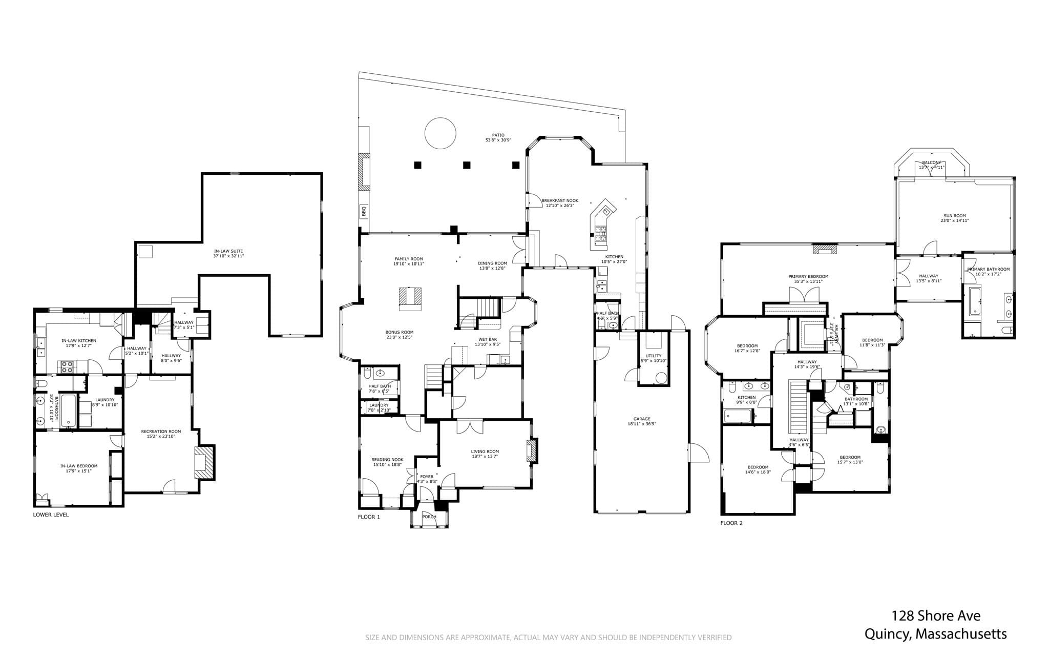 Single Family Residence at 128 Shore Ave, Quincy MA 02169, Quincy, photo 39 of 39