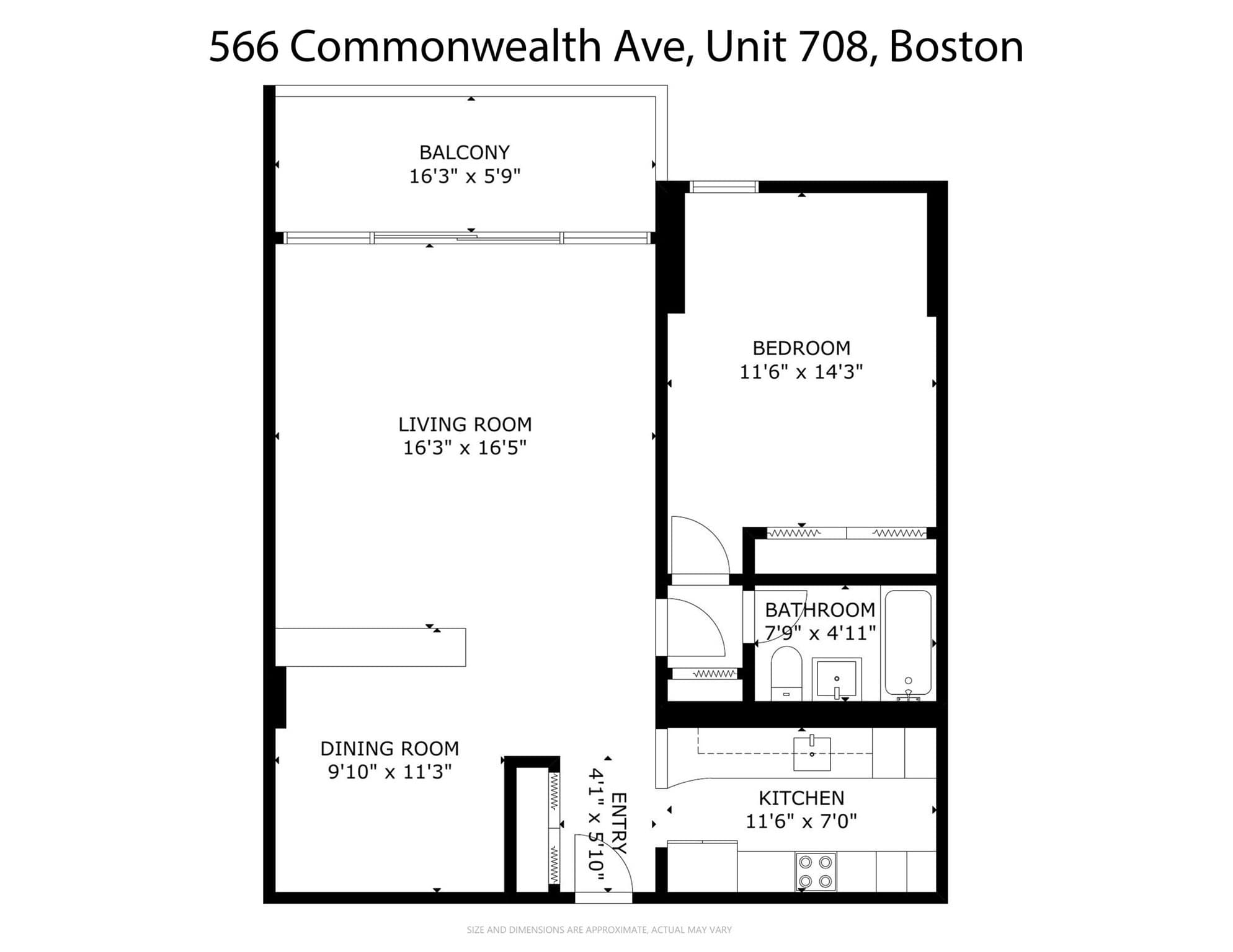 Stock Cooperative at 566 Commonwealth # 708, Boston MA 02215, photo 30 of 30