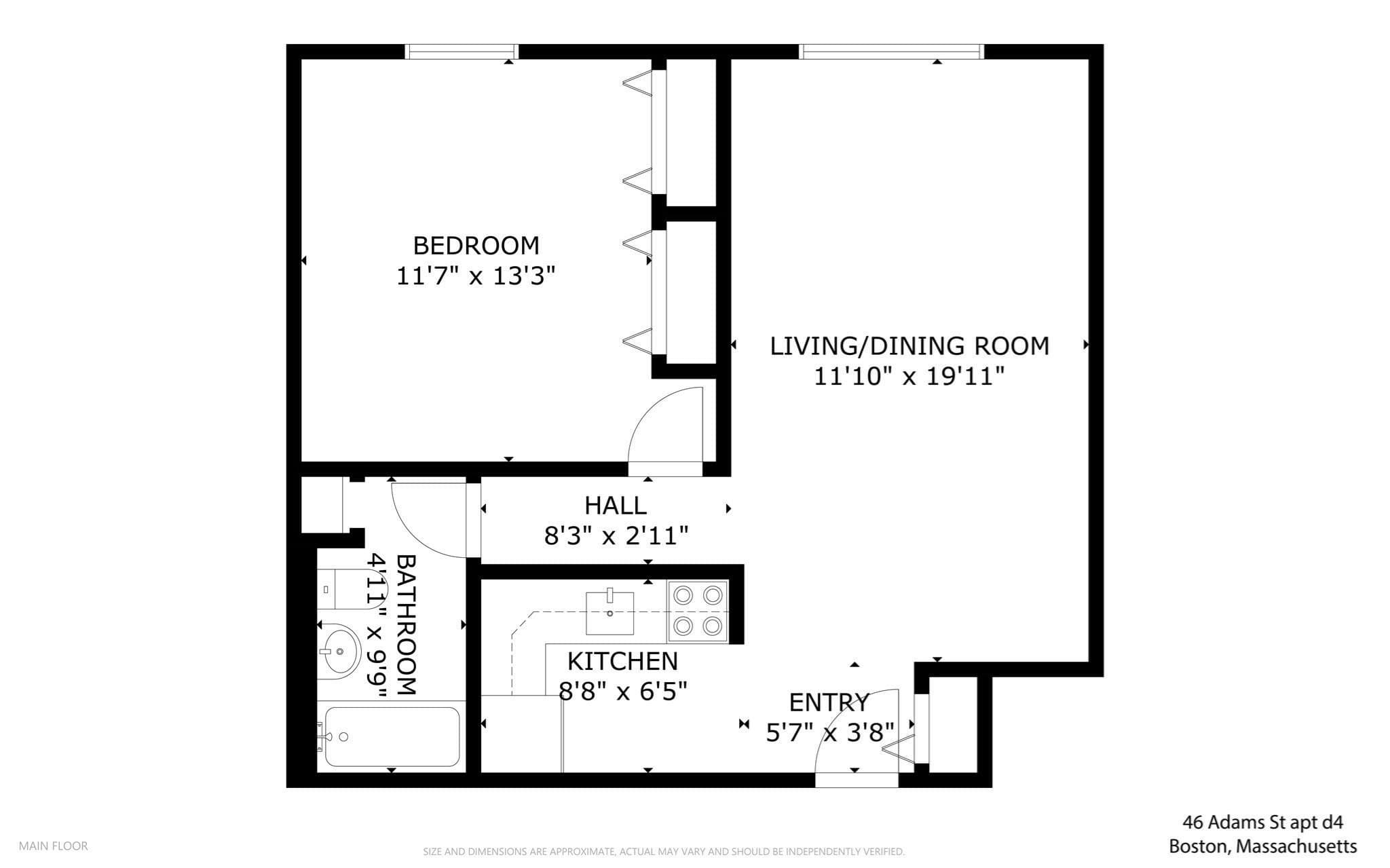 Condominium at 46 Adams St # 4, Boston MA 02122, Boston, photo 13 of 13
