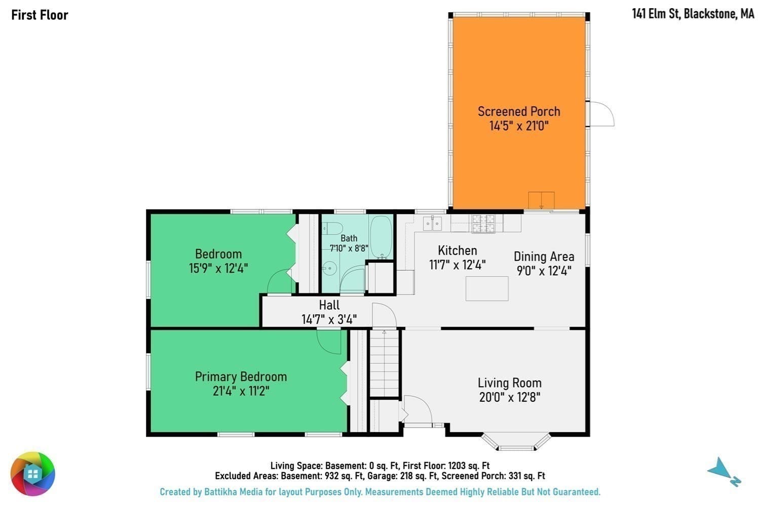 Single Family Residence at 141 Elm St., Blackstone MA 01504, Blackstone, photo 32 of 33