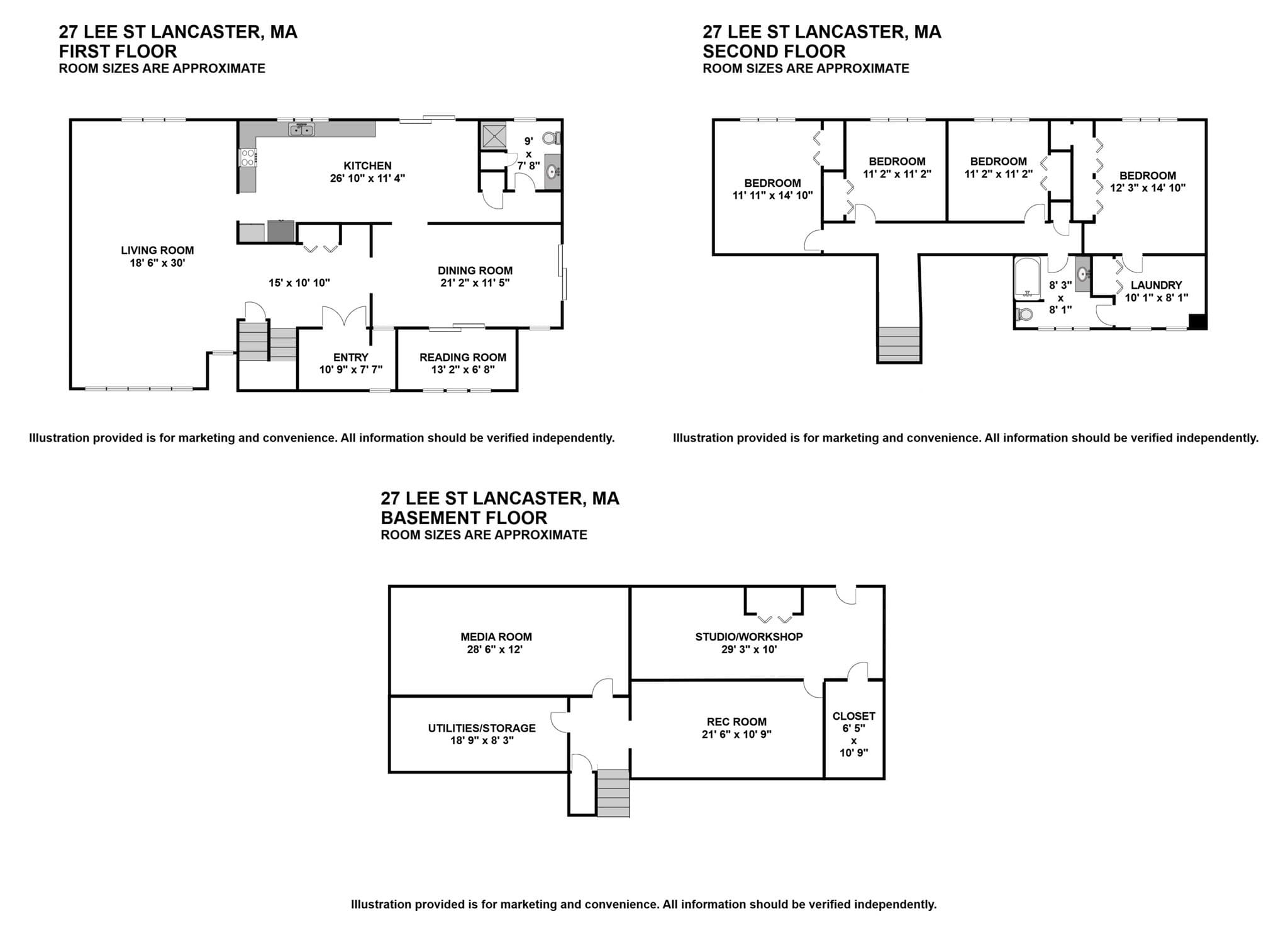 Single Family Residence at 27 Lee St, Lancaster MA 01523, Lancaster, photo 42 of 42